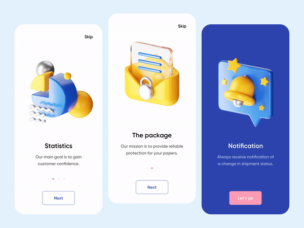 3d animations in modern ui design