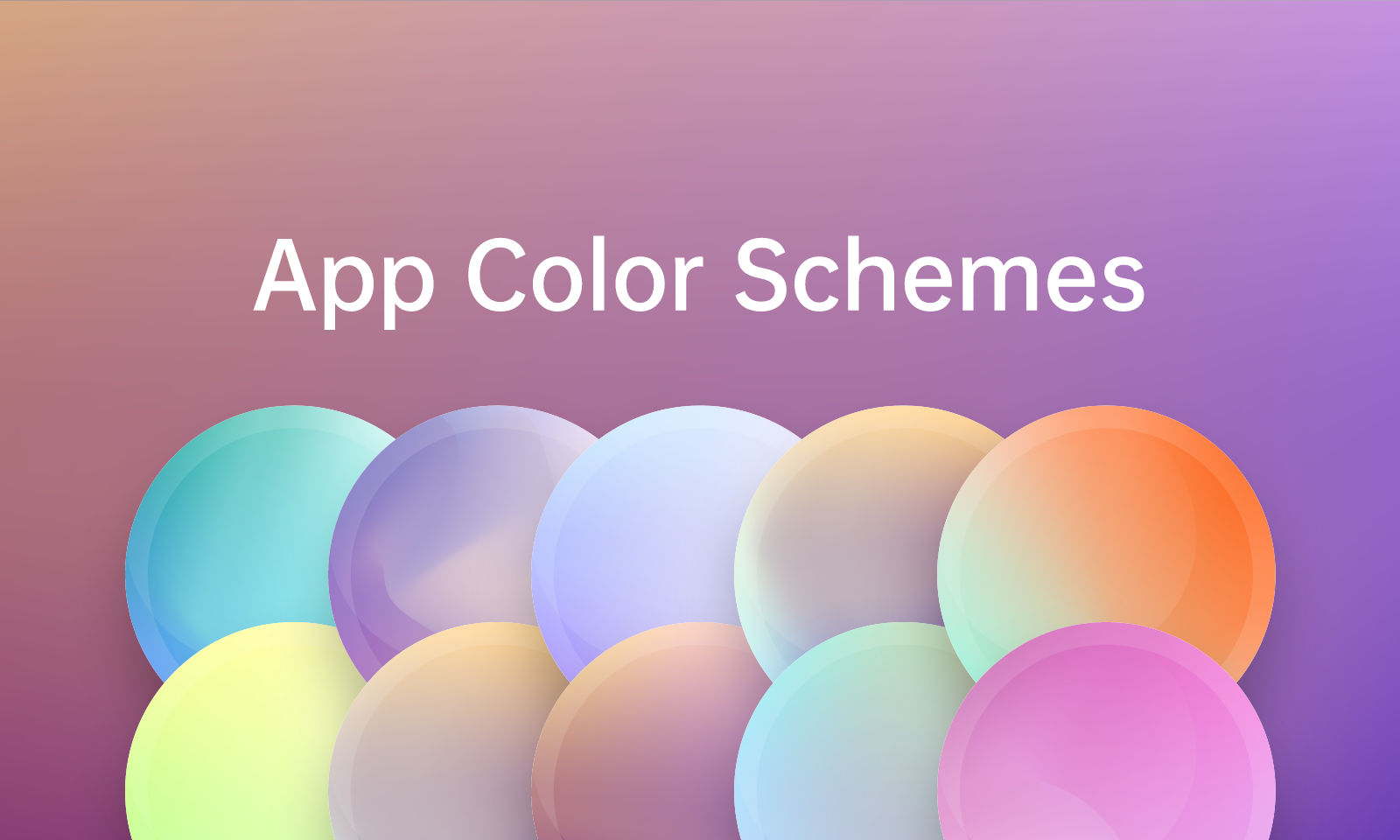app color schemes