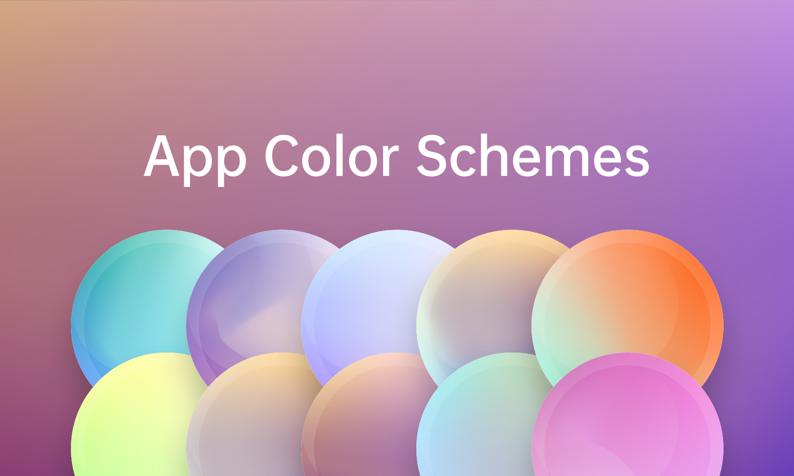 App Color Schemes 