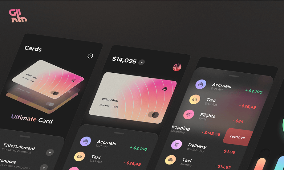 banking app design