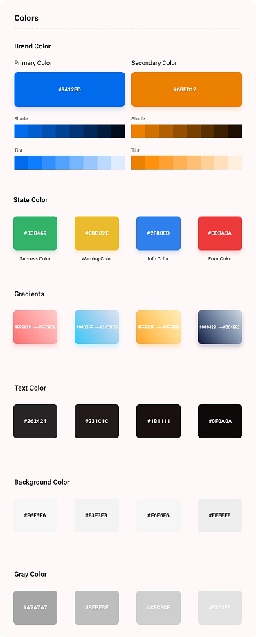 color palettes