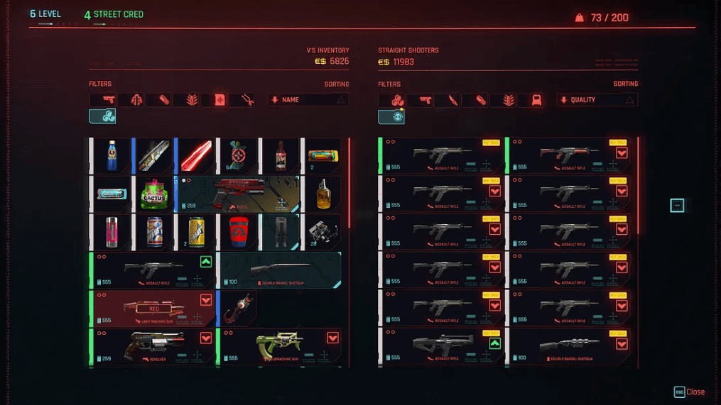 cyberpunk ui example