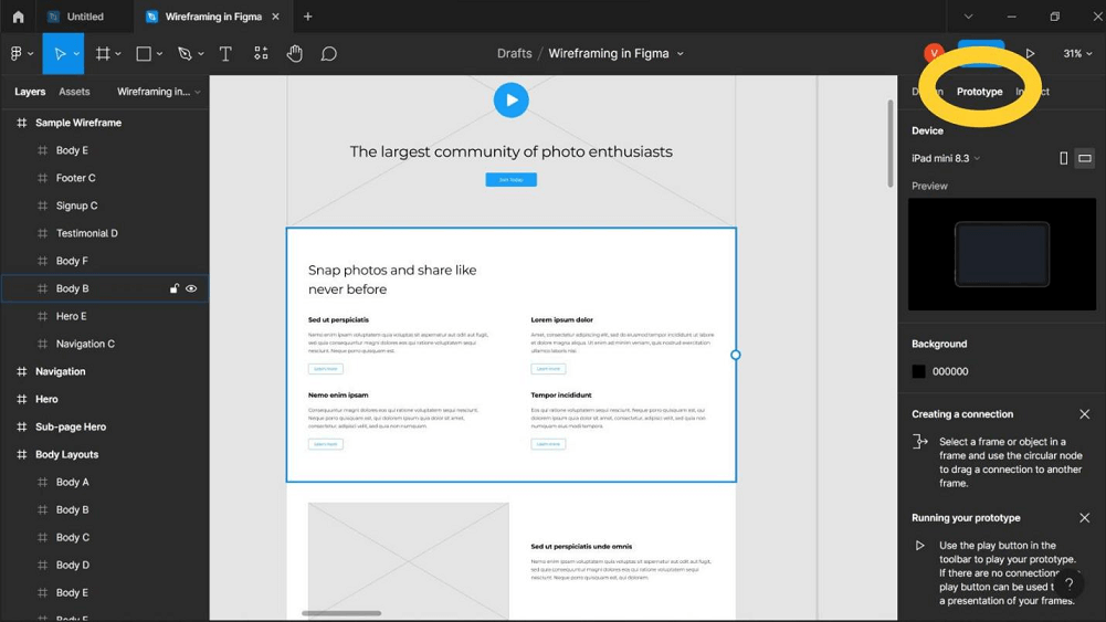 prototyping properties overview