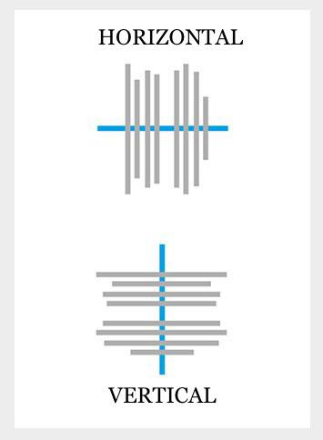 illustration of center alignment types