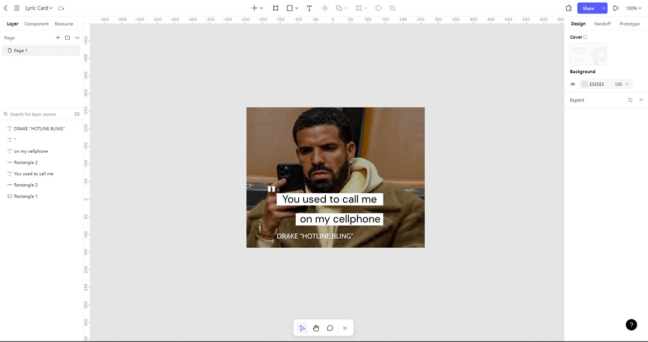 insert text on image in Pixso