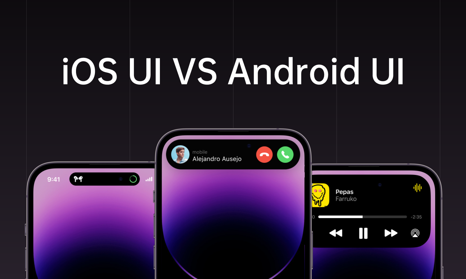 ios ui vs android ui