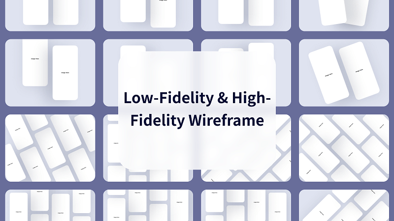 low fidelity wireframe