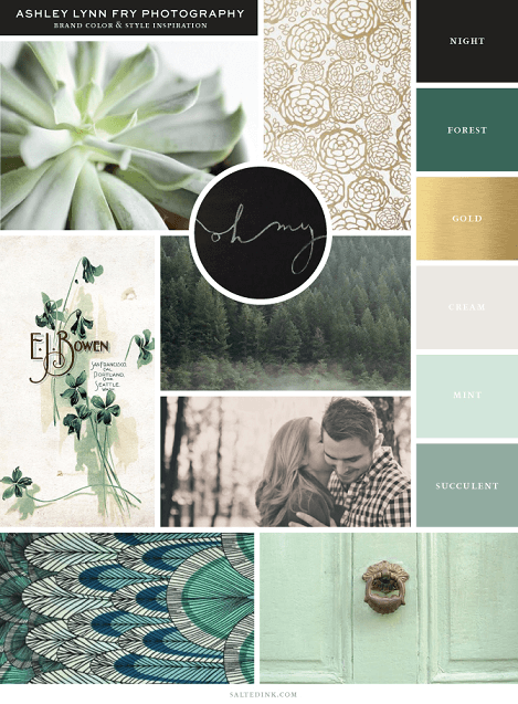 mood board of saltedink