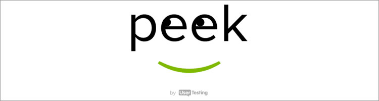 peek by usertesting