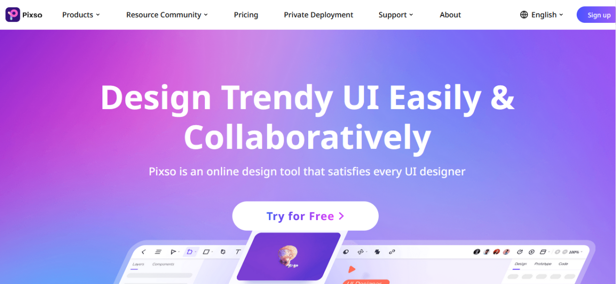 Pixso UI design platform