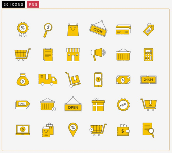 pixso shopping cart icons