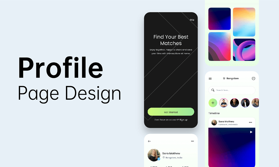  Profile Page Design: What Components Make a Profile Page & Examples