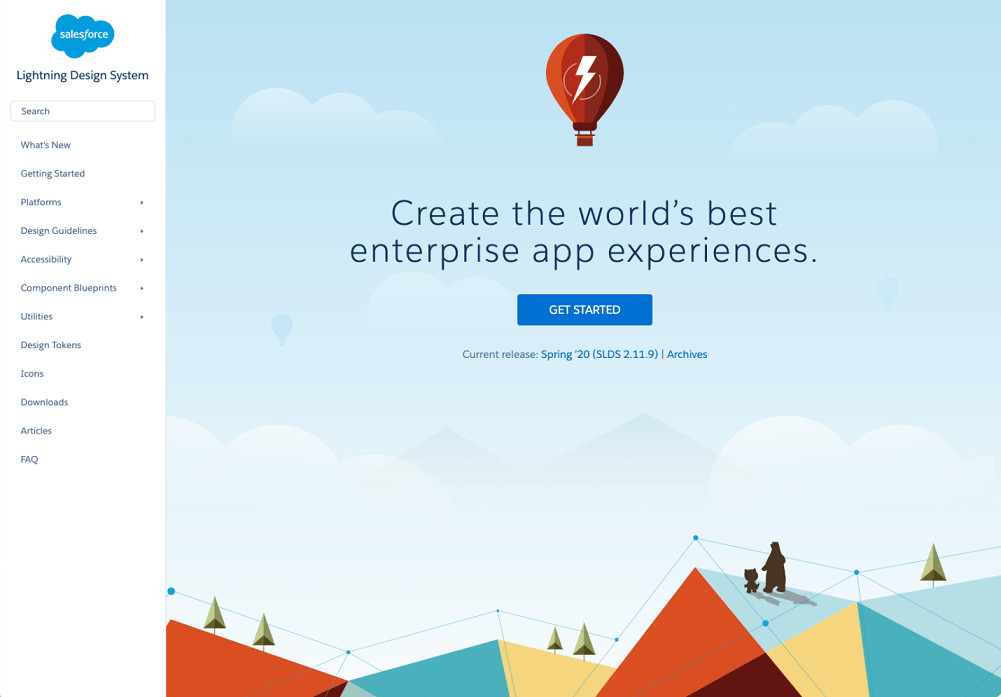 Salesforce Lightning Design System