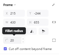 smoothing corner on pixso