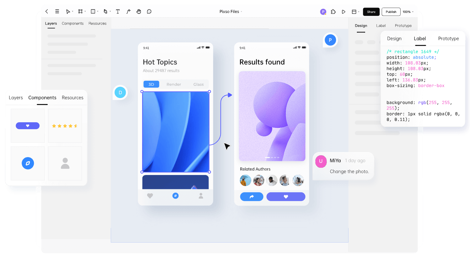 High Fidelity Prototype in Figma of the login/create an account page