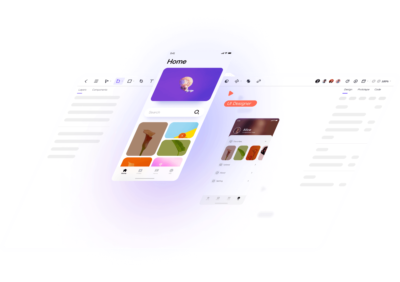 Online UI design tool Pixso