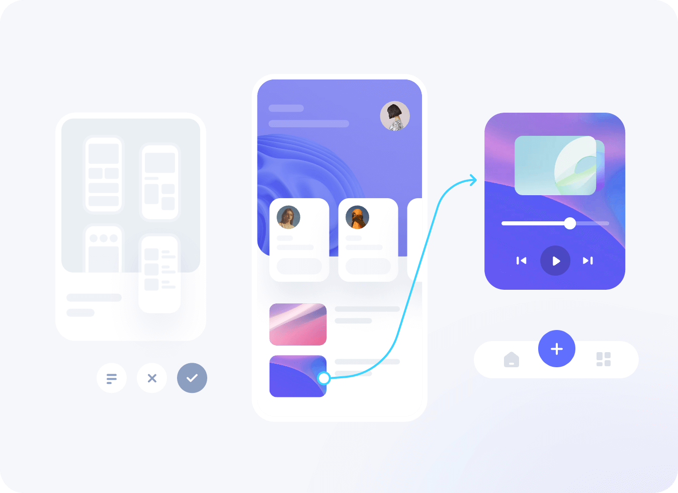 Pixso UI/UX совместный дизайн